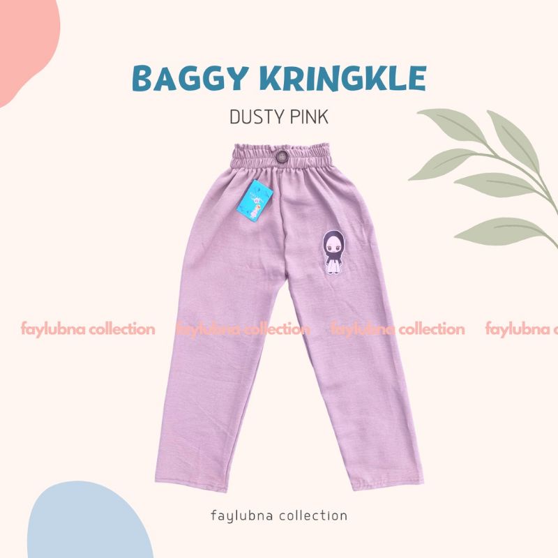 CELANA BAGGY CRINKLE ANAK 4-9 TAHUN / BAGGY CRINKLE ANAK TERBARU