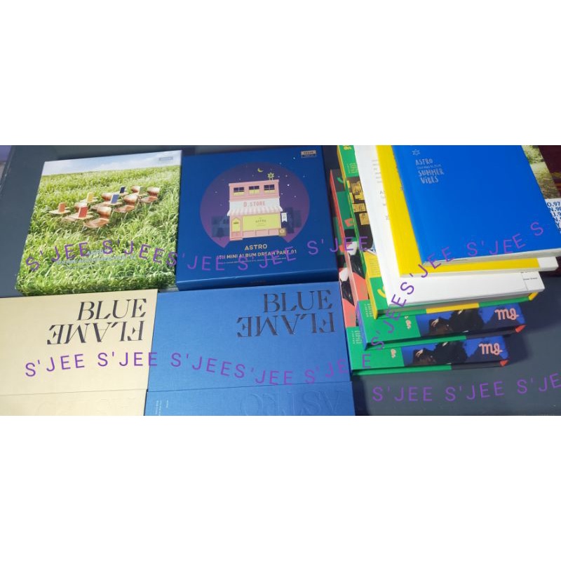 READY STOK ALBUM ASTRO( SUMMER VIBES, SPRING UP, WINTER DREAM, DREAM PT1, DREAM PT 2, BLUE FLAME, SW