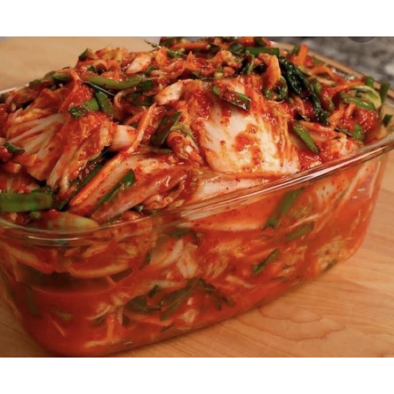 

Kimchi wortel dan sawi 400gr HALAL, Makanan korea kimchi yang di fermentasi