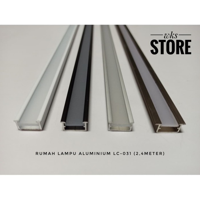 Ornament List Rel Rumah Lampu Led Strip Alumunium Acrylic