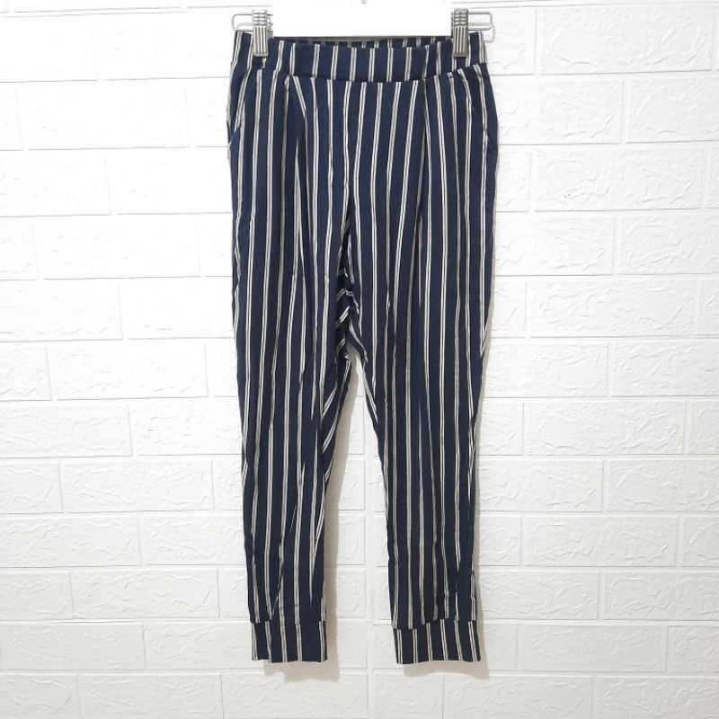 Celana Anak Uniqlo Salur Navy