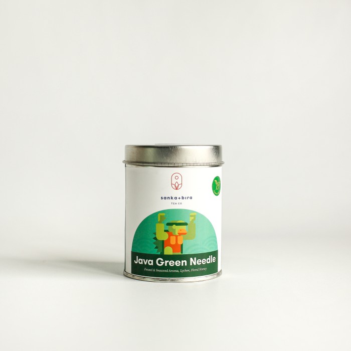 

SANKA+BIRA JAVA GREEN NEEDLE (SINGLE ORIGIN GREEN TEA, LOOSE LEAF)