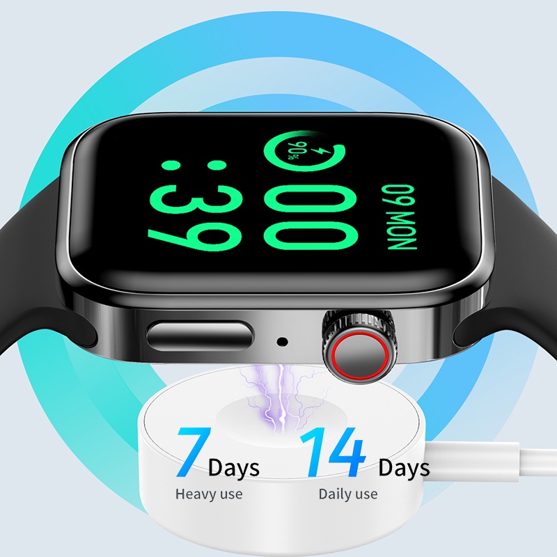 ORI IWO SERIES 7 Z36 Smart Watch 1.70HD wallpaper custom Heart Rate blood pressure monitor Wireless charge Spin button Sport Smart watch costilttle shop