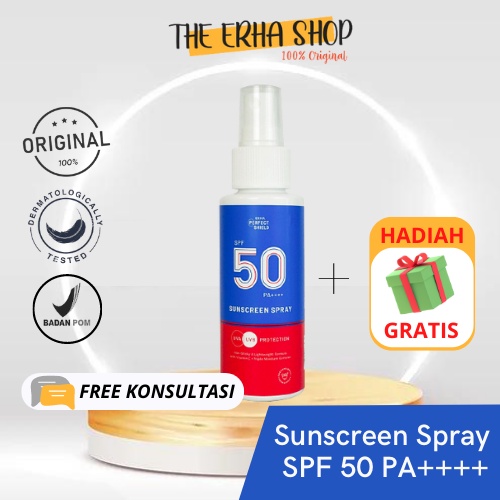 ERHA Perfect Shield Sunscreen Spray SPF 50 PA++++ 90ml/ ERHA SUNSCREEN SPRAY / ERHA