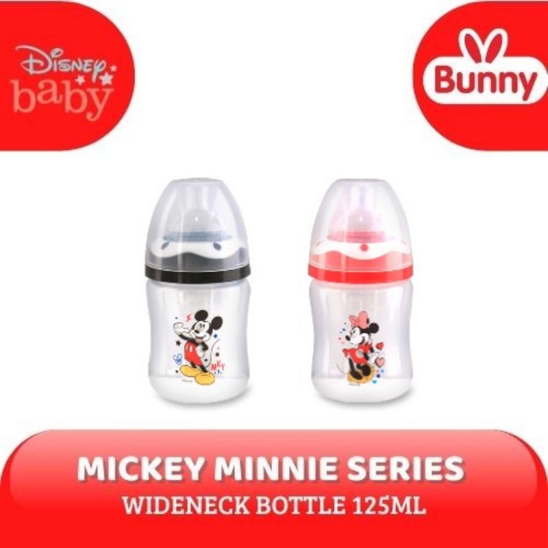 Disney Botol Susu Wideneck Bottle Mickey Minnie Bunny DMM-2011 DMM-2021 - Lustybunny Wideneck Botol Susu Bayi Baby