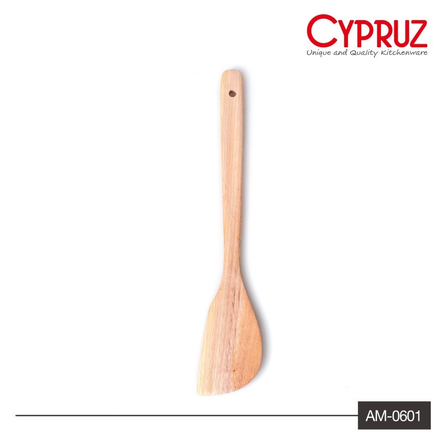 Cypruz Sutil Kotak Lancip Kayu Mahoni / Solid Turner AM-0601