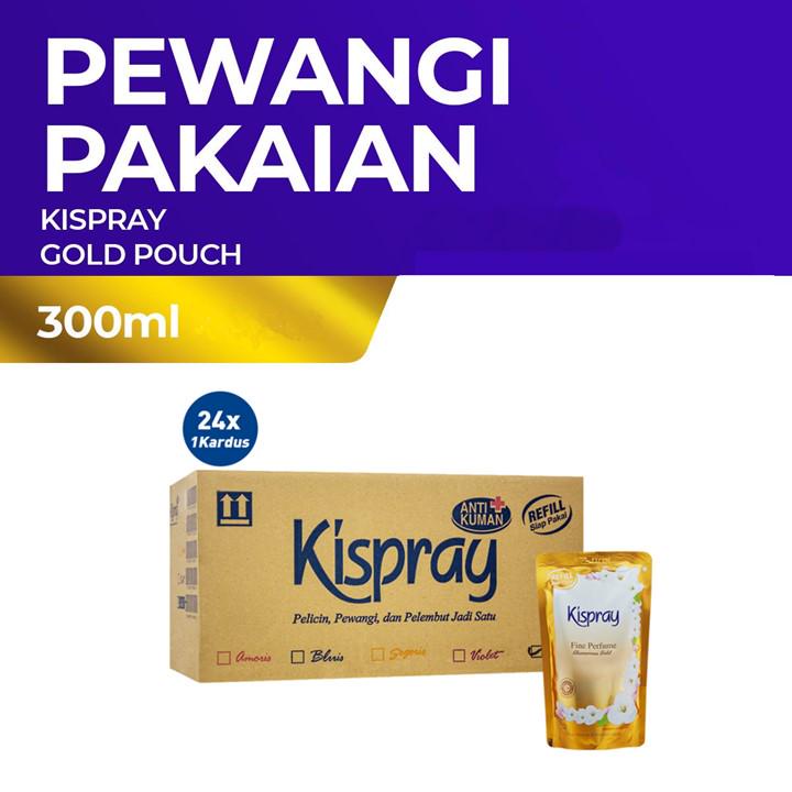 Kispray Pouch Glamorous Gold 1 Karton (isi 24 pcs)