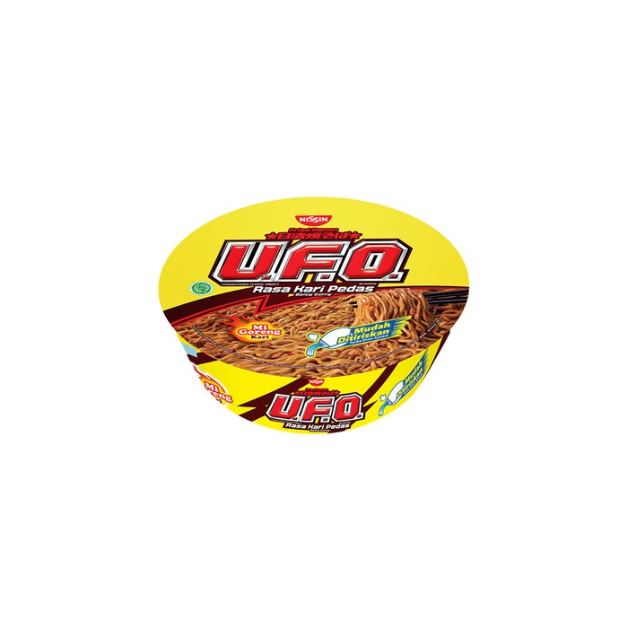 

Nissin Ufo Noodle Spicy Curry Paste / Mie Goreng Kari 88G