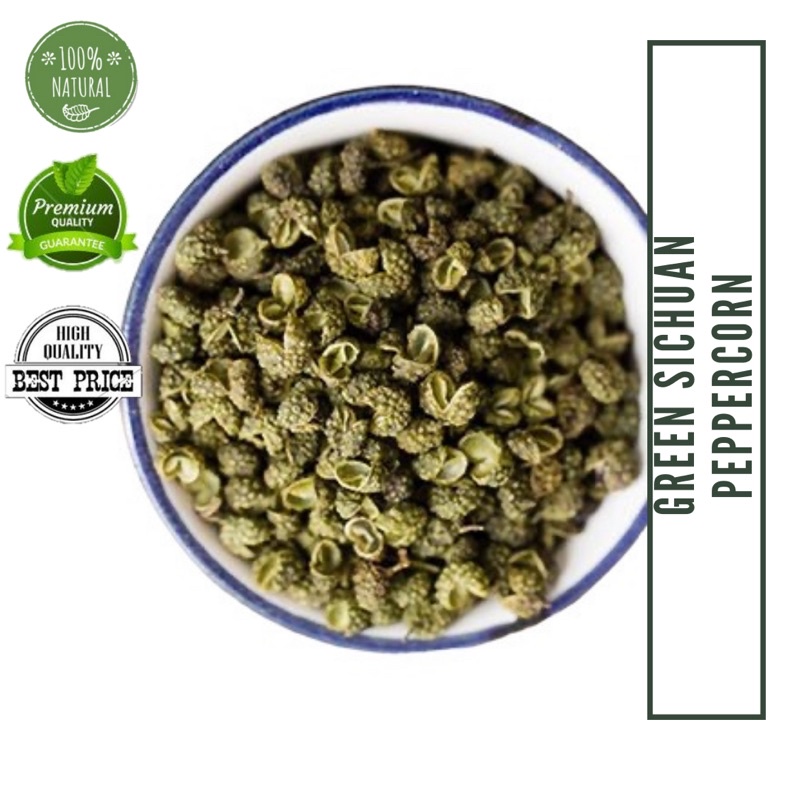 

GREEN SICHUAN PEPPERCORN / LADA HIJAU / SZEICHUAN PEPPERCORN 25 G
