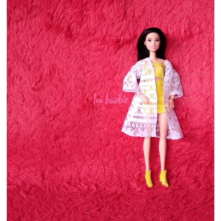 Set cardigan handmade boneka barbie