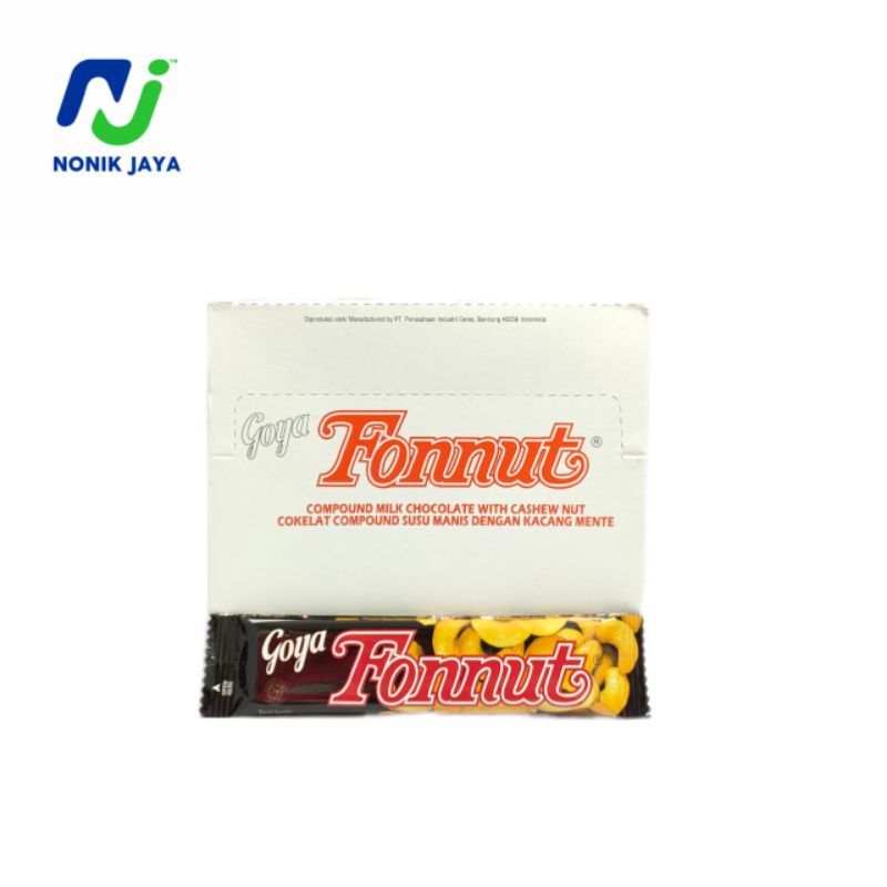 Fonnut Cokelat Dengan Kacang Mente isi 24 pcs