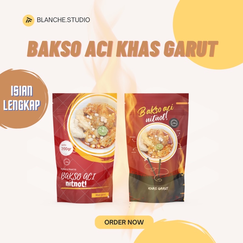 Jual Bakso Aci Pedas Khas Garut Nitnot Terlengkap Isian Banyak