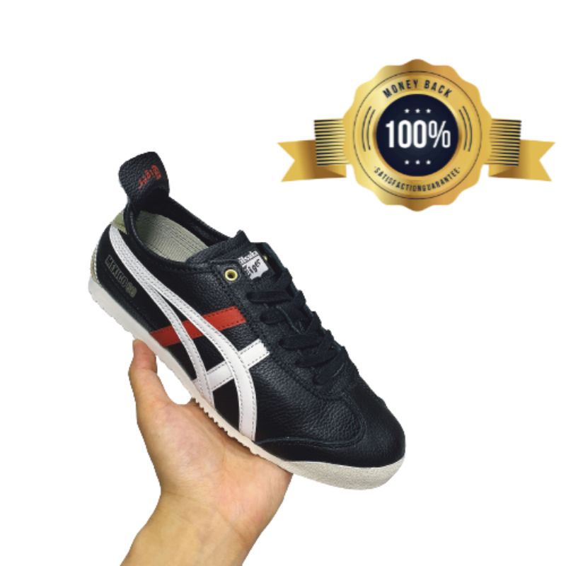 Sepatu Onitsuka Tiger Mexico 66 Indo Black White Red ORIGINAL