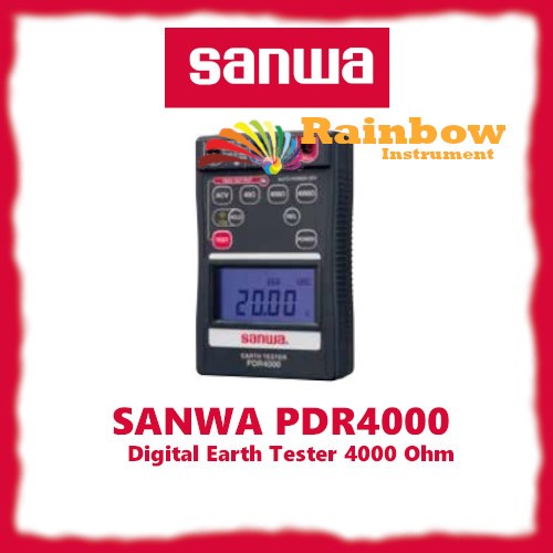 Sanwa PDR 4000 digital earth tester