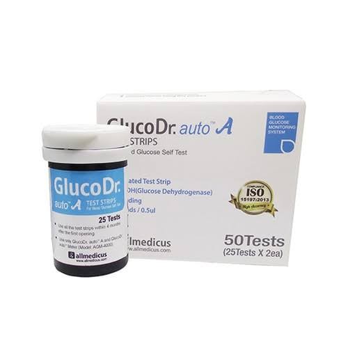 GlucoDr. Auto Tes Strip Gula Darah Refill Isi Ulang Gluco Dr GlucoDr