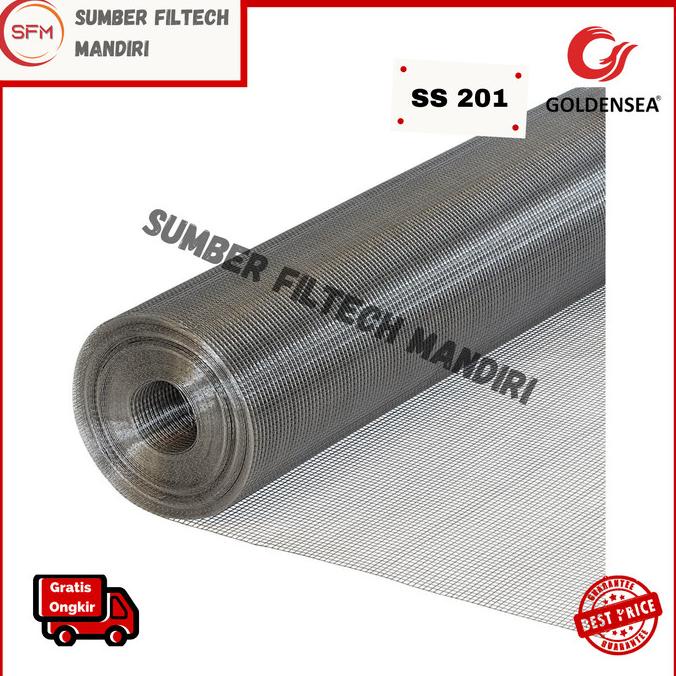 Wire Saringan Mesh SS 201 #10 (Lebar: 1m) Wiremesh stainless ayakan