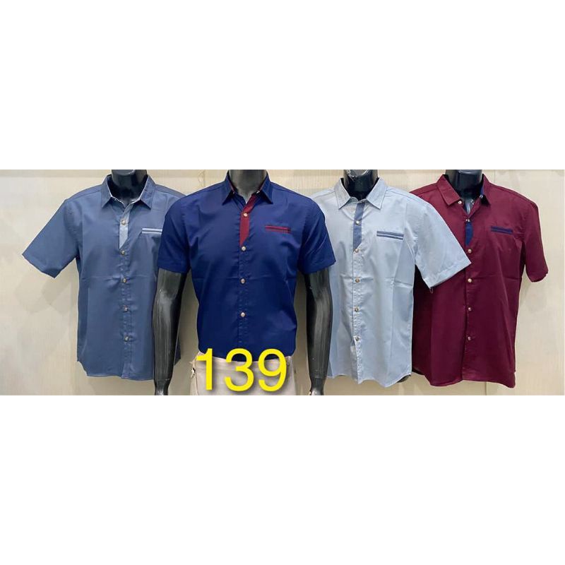 Kemeja import lengan pendek size M L XL merk NXNITROX
