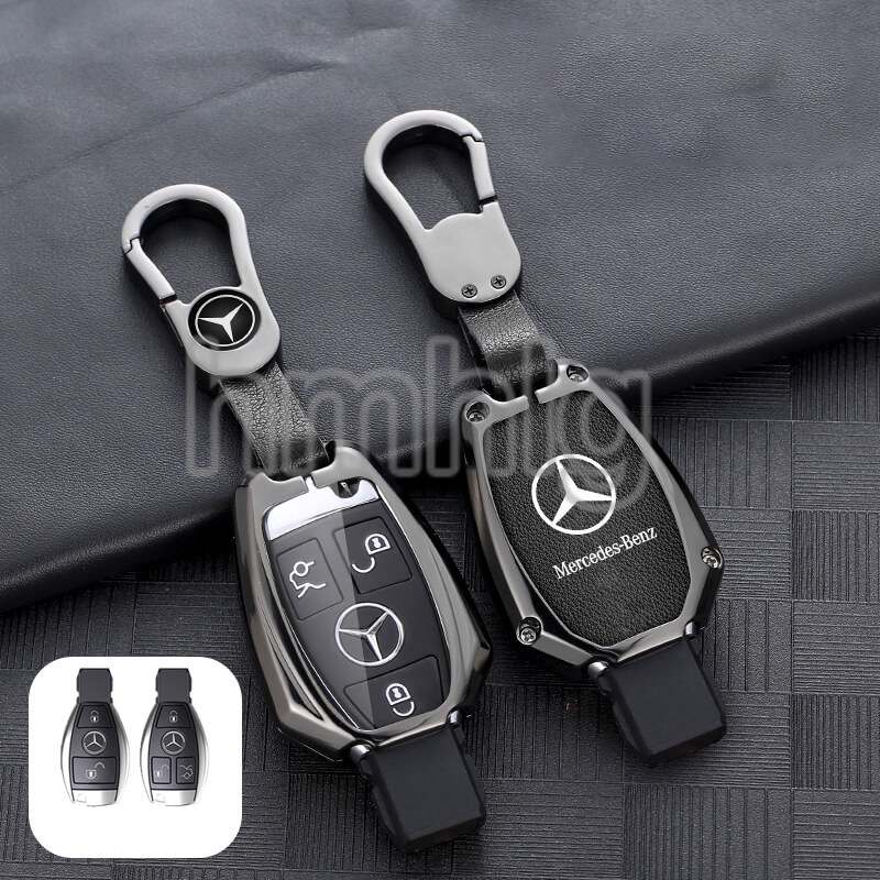[Available]  For Mercedes Benz GLC GLK GLA CLA W205 W212 AMG AMG GLC C C200 B200 S C E Class W213 Car Key Cover KeyChain Fob Case Holder Car Key Cover Case