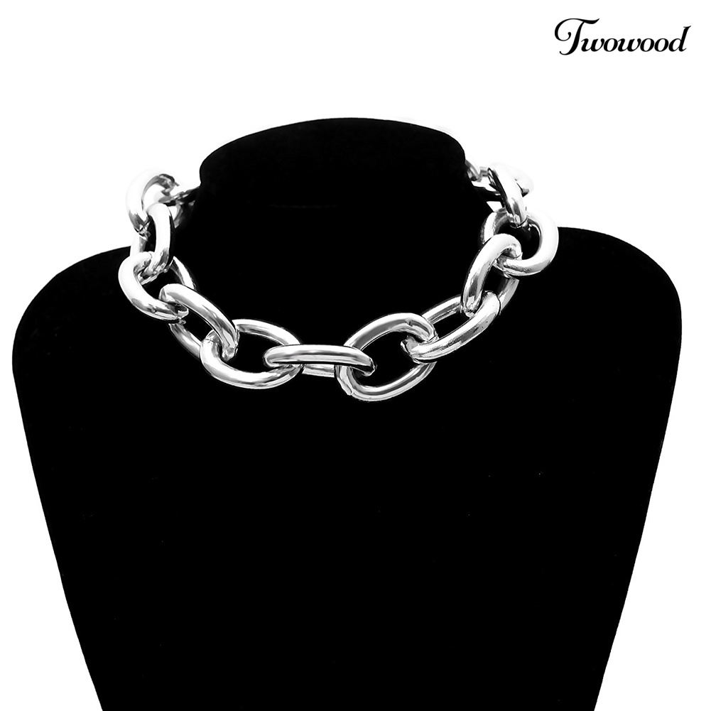 Kalung Choker Gelang Rantai Gaya Punk Untuk Wanita