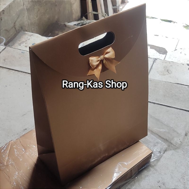 

Paper bag Amplop pita buku Gold karton
