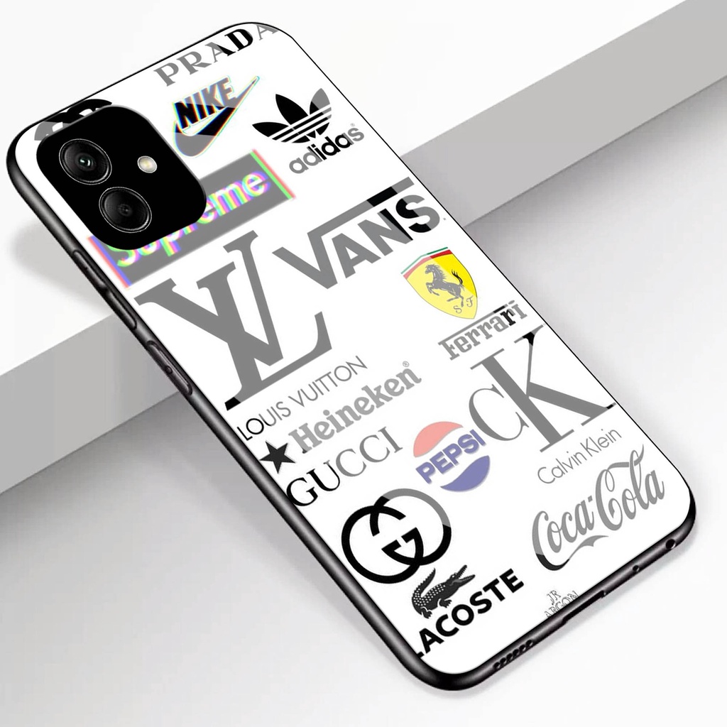 (U 018) Case Kaca Glossy Samsung A04 A04e - Casing Hp Samsung A04 A04e - Softcase Kaca Glossy Samsun