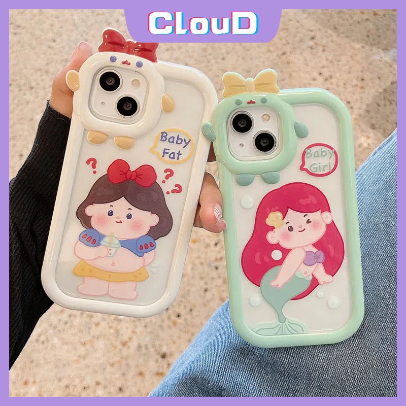 Cute Bow Monster Lens Case Samsung A14 A13 A04s A04E A03s A73 A53 A22 M22 A03 A52 A50 A52s A51 A33 A02s A23 A53 A50s A04 A12 A71 A30s A32 A11 A31 A21s Kartun Princess Soft Cover