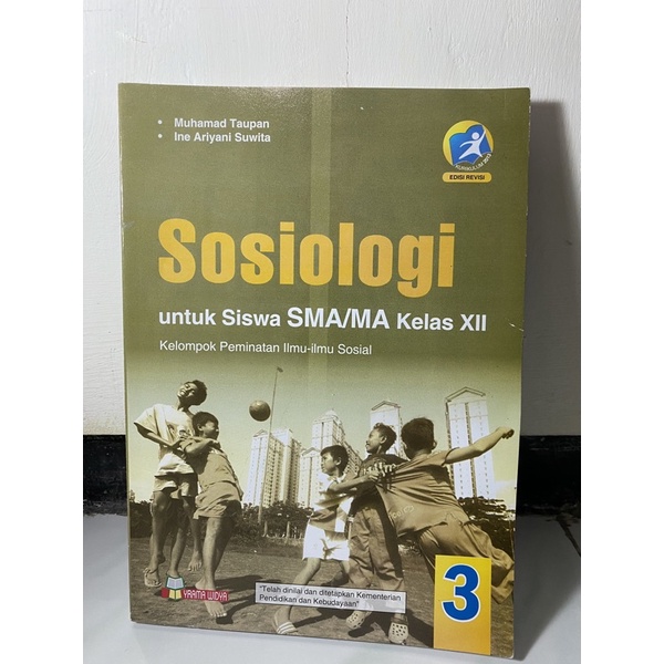 BUKU BEKAS SOSIOLOGI 3 YRAMA WIDYA KELAS 12