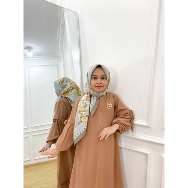 PB Prilly Busan - AISHWA GAMIS MALAYSIA ANAKCERUTY BABYDOLL PREMIUM - GAMIS ANAK 2 LAYAR - GAMIS POLOS ANAK