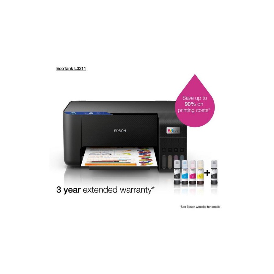 Printer Epson L3211 Print Scan Copy Ink Tank Printer | ITECHBALI