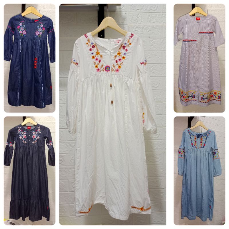 Cool Girl Dress Gamis Anak New ( 4 - 12 Tahun )
