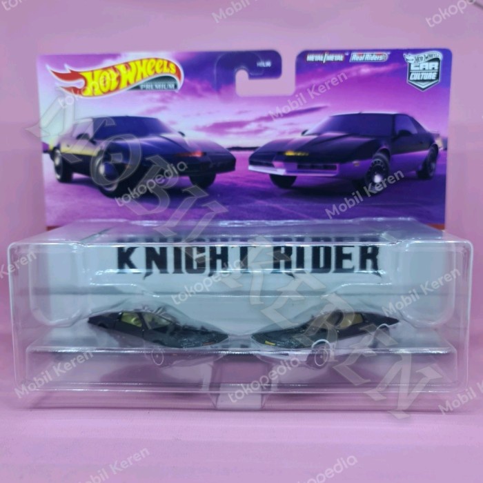 Diecast Hot Wheels Knight Rider Combo Car KITT & KARR Black NUSEL