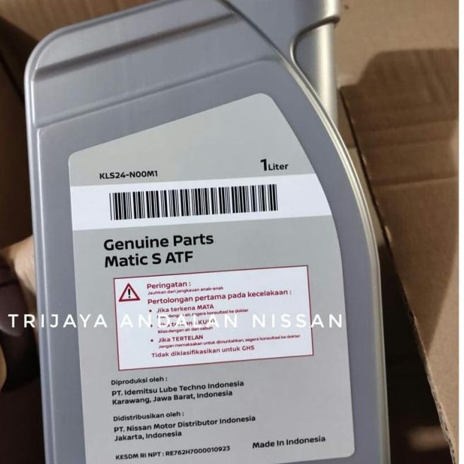 Oli Transmisi Matic S untuk Nissan March ORIGINAL