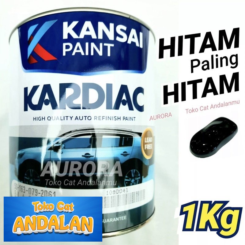 

Toko Andalan - KANSAI PAINT KARDIAC BLACK 81 CAT HITAM MENGKILAP SOLID 1kg duco duko diko motor mobil sepeda kardiak