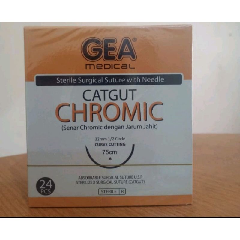 Eceran - GEA Catgut Chromic 2/0 &amp; 3/0 + Jarum