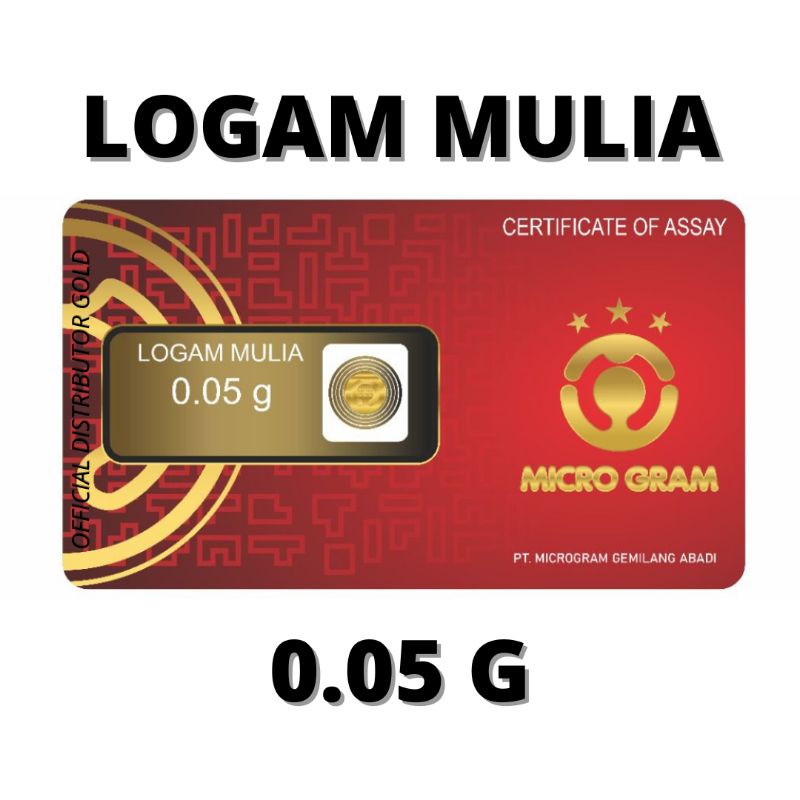 Logam Mulia 0.05 Gram