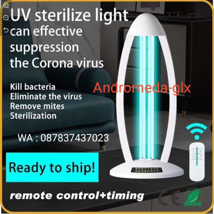 Alat Makan Lampu Uv Sterilizer Ozone Remote