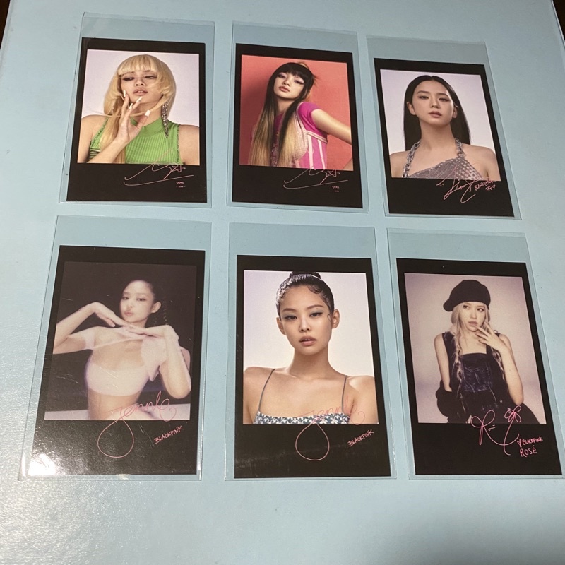 BLACKPINK JISOO, JENNIE, ROSE, LISA PHOTOCARD (KTOWN4U POB)