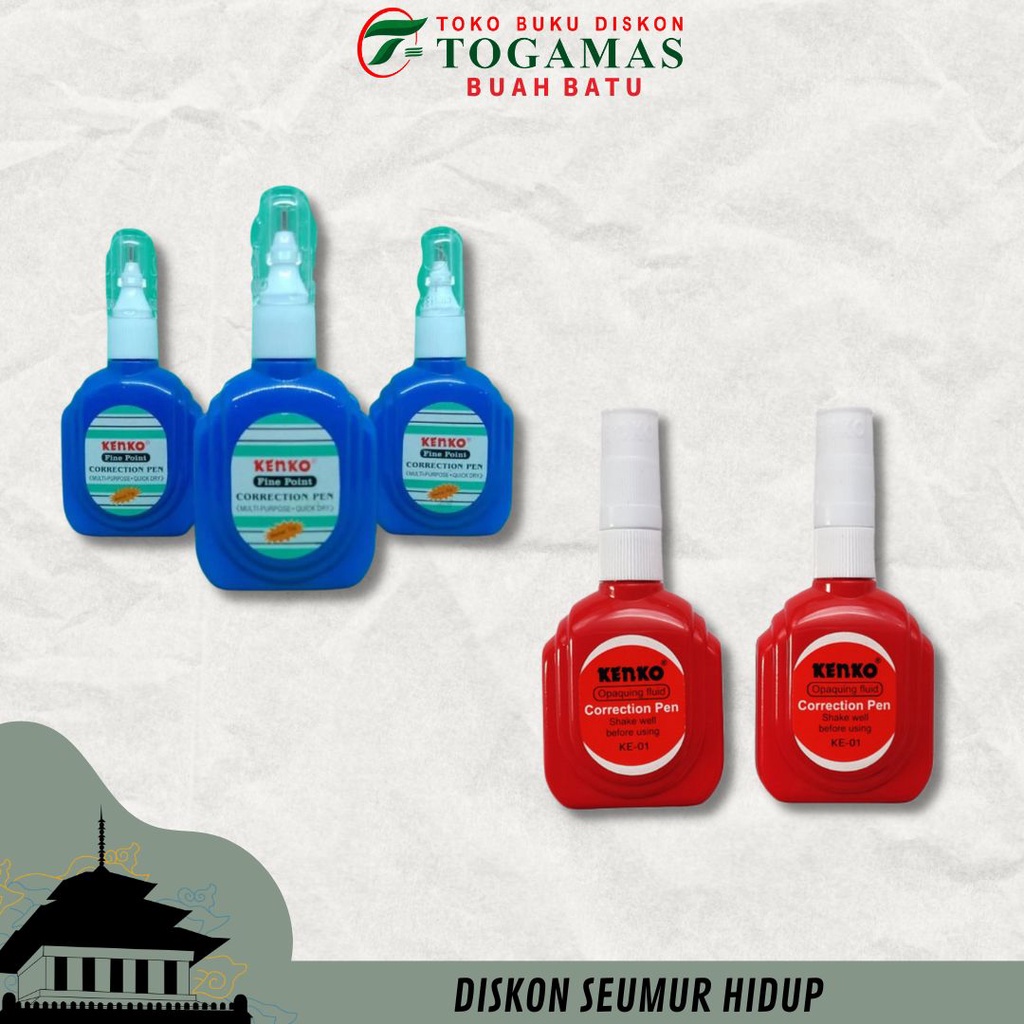 

CORRECTION PEN KE-107 KENKO // CORRECTION PEN KE-01 KENKO