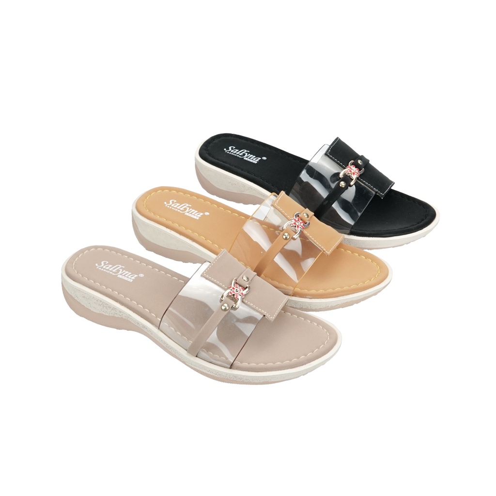 Sandal Slop Casual Wanita - Yuna