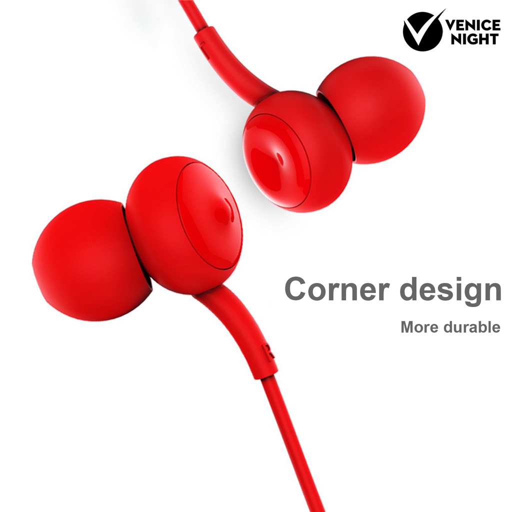 (VNEP) (Berkabel) remax 510 Earphone Ergonomis Mega Bass TPE Silicone In-ear Headphone yang Nyaman untuk Menelepon