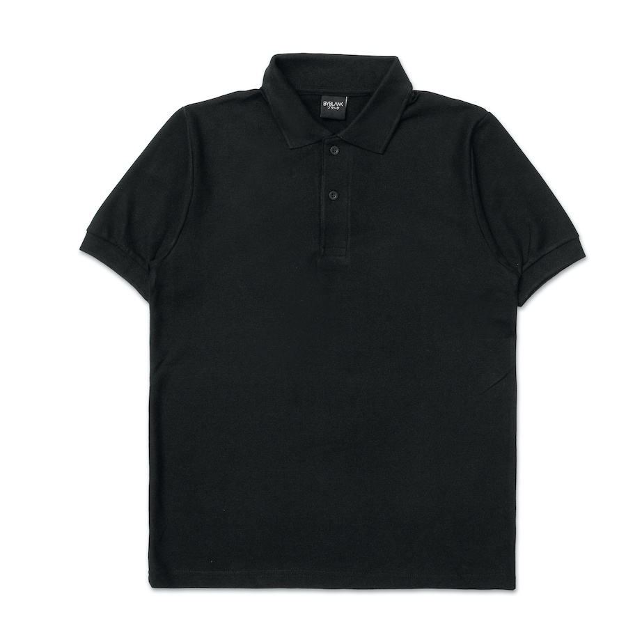 AKITA POLO SHIRT - Kaos Polo Pria in BLACK (Hitam)