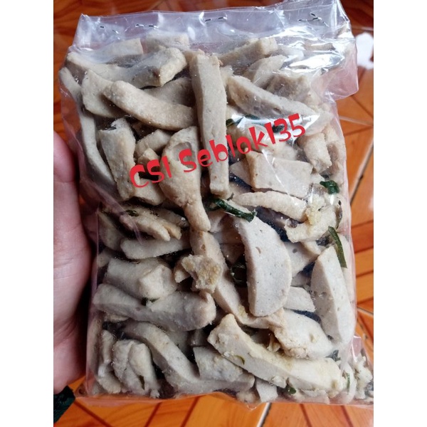 

Basreng Viral baso goreng Stik original exstra daun jeruk gurih renyah isi 500grm