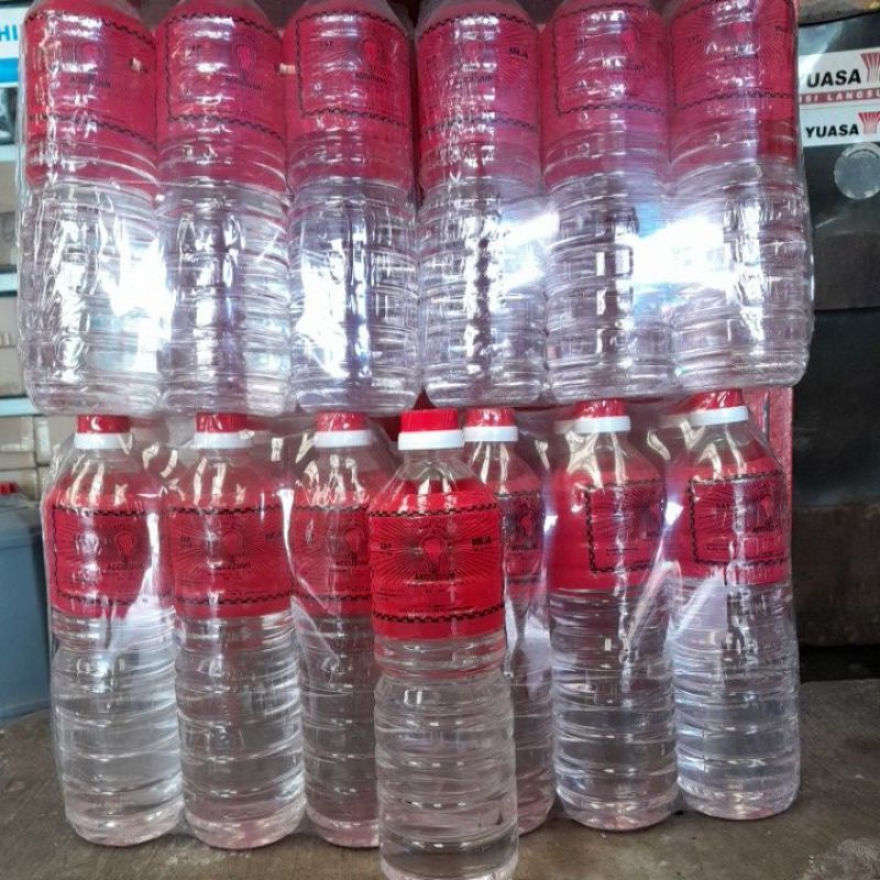 1 Botol Air Accu Aki Zuur Air Aki Keras 1L