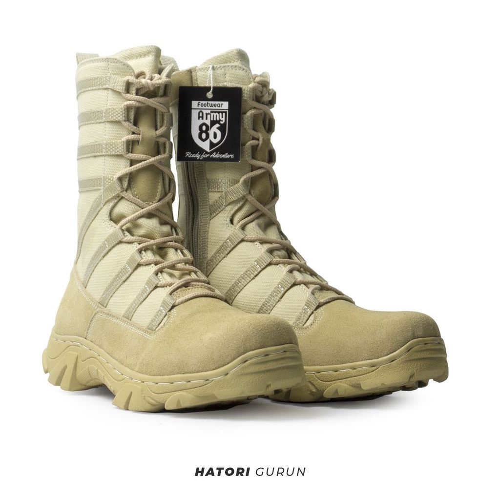 Sepatu TNI POLRI PDL Hatori Gurun Army 86