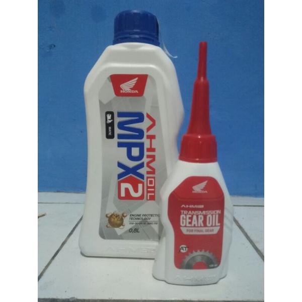 PAKET OLI MPX2 + OLi GEAR AHM COCOK UNTUK METIK