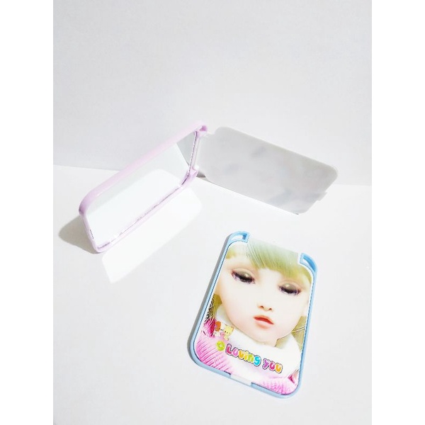 SC05 Cermin Lipat Kedip Hologram Girl Warna 9X7cm &quot;termasuk packing bubble&quot;