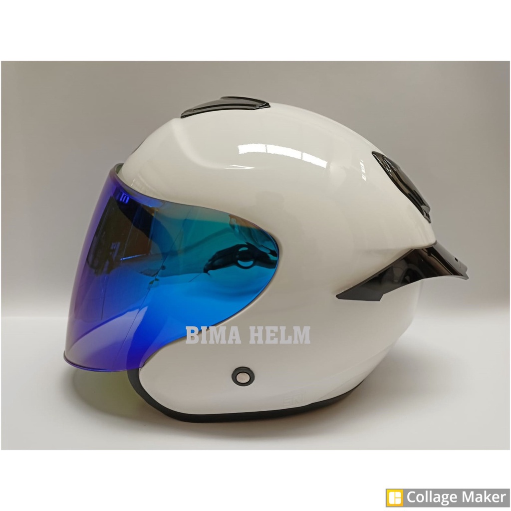 Helm DYR OSAKA Paket Ganteng (HELM + VISOR IRIDIUM + SPOILER)