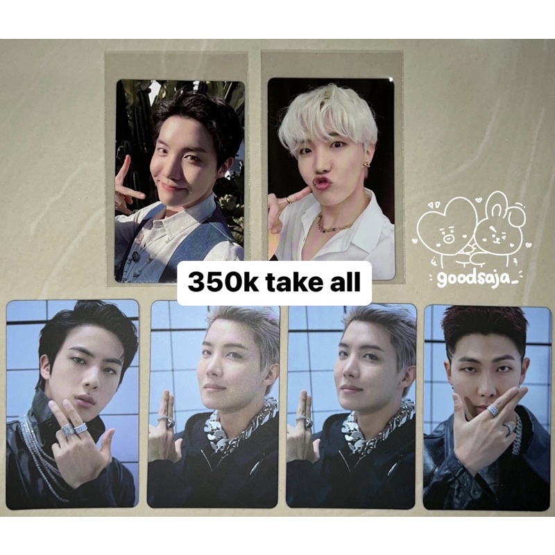 [OFFICIAL] j-hope photocard | rm & jin proof pc