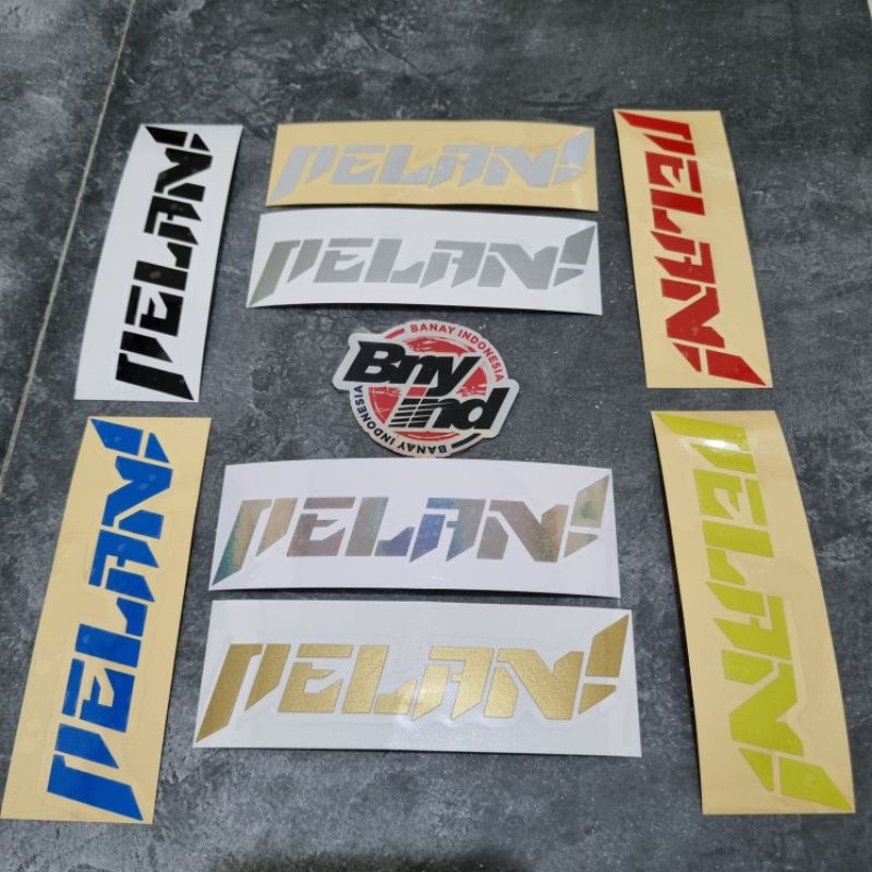 STICKER Stiker PELAN new Cutting