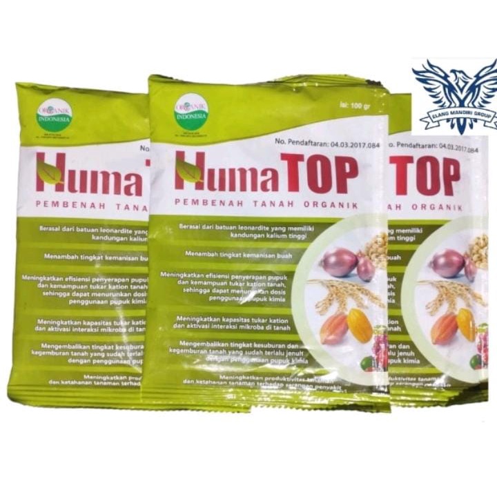 

HUMATOP Huma top 100 Gram Asam Humat Pembenah Tanah ORGANIK